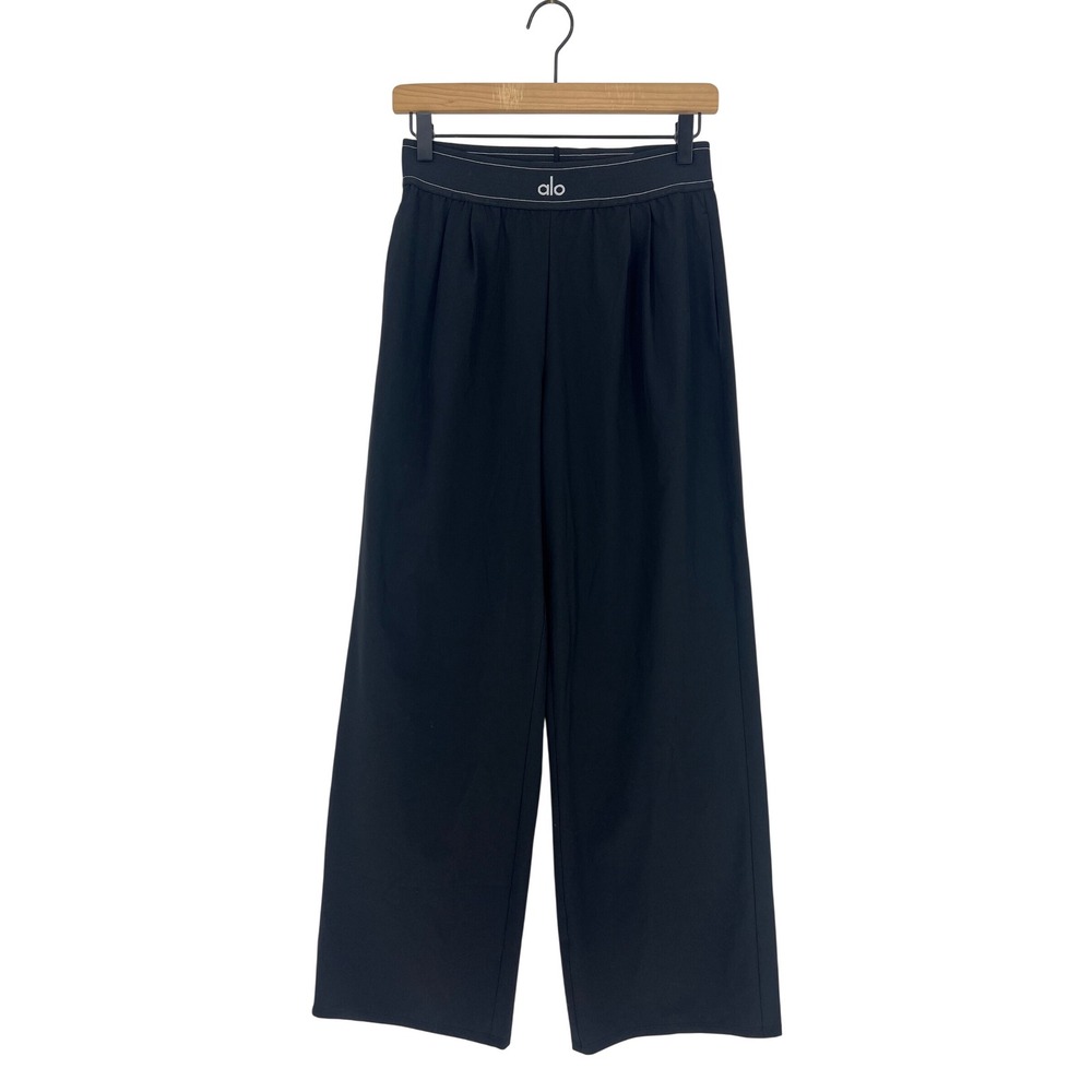 Alo Yoga Suit Up Trouser Regular Black Size Medium - Picture 2 of 10